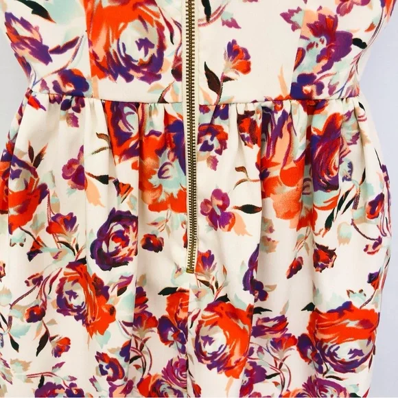 Pinky Floral and Lace Sleeveless Dress - Picture 7 of 16